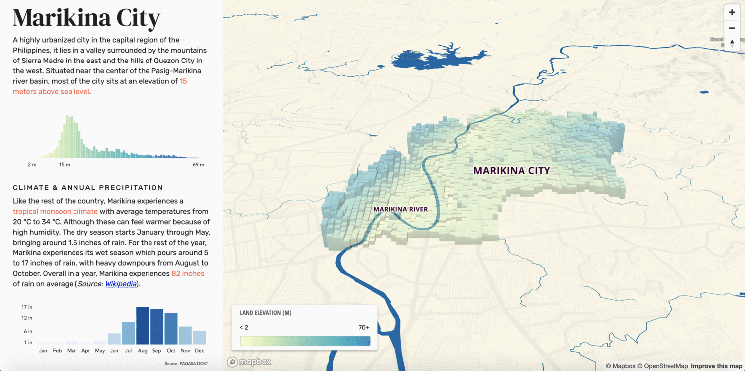 Riesgo visualization of evacuation suitability